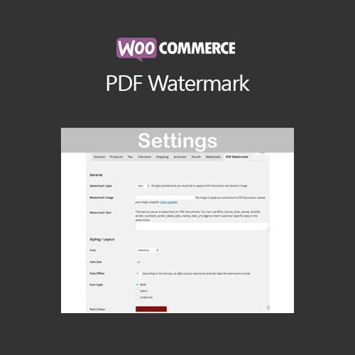 WooCommerce PDF Watermark WooCommerce PDF Watermark